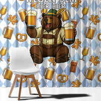 Funny Beer Oktoberfest Window Curtain Ich Bin Nur Wegen Dem Bier Hier - Wonder Print Shop