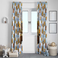 Funny Beer Oktoberfest Window Curtain Ich Bin Nur Wegen Dem Bier Hier - Wonder Print Shop