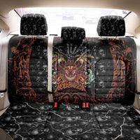 Aloha Halloween Back Car Seat Cover Horror Tiki Heavy Metal Style - Wonder Print Shop