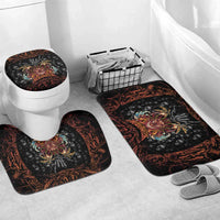 Aloha Halloween Bathroom Set Horror Tiki Heavy Metal Style - Wonder Print Shop