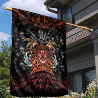 Aloha Halloween Garden Flag Horror Tiki Heavy Metal Style - Wonder Print Shop