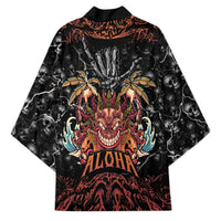 Aloha Halloween Kimono Horror Tiki Heavy Metal Style - Wonder Print Shop