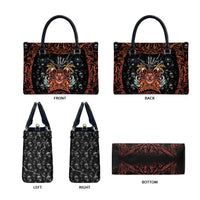 Aloha Halloween Leather Bag Horror Tiki Heavy Metal Style - Wonder Print Shop