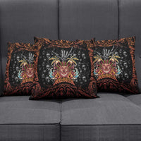 Aloha Halloween Pillow Cover Horror Tiki Heavy Metal Style - Wonder Print Shop