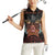 Aloha Halloween Women Sleeveless Polo Shirt Horror Tiki Heavy Metal Style - Wonder Print Shop