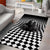 3D Illusion Horror Halloween Area Rug Creepy Evil Skull - Wonder Print Shop