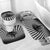 3D Illusion Horror Halloween Bathroom Set Creepy Evil Skull - Wonder Print Shop