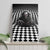 3D Illusion Horror Halloween Canvas Wall Art Creepy Evil Skull - Wonder Print Shop