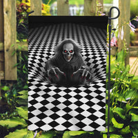 3D Illusion Horror Halloween Garden Flag Creepy Evil Skull - Wonder Print Shop