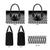3D Illusion Horror Halloween Leather Bag Creepy Evil Skull - Wonder Print Shop