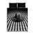 3D Illusion Horror Halloween Quilt Bed Set Creepy Evil Skull - Wonder Print Shop