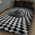 3D Illusion Horror Halloween Quilt Bed Set Creepy Evil Skull - Wonder Print Shop
