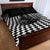 3D Illusion Horror Halloween Quilt Bed Set Creepy Evil Skull - Wonder Print Shop