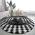 3D Illusion Horror Halloween Round Carpet Creepy Evil Skull - Wonder Print Shop