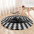 3D Illusion Horror Halloween Round Carpet Creepy Evil Skull - Wonder Print Shop