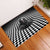 3D Illusion Horror Halloween Rubber Doormat Creepy Evil Skull - Wonder Print Shop
