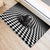 3D Illusion Horror Halloween Rubber Doormat Creepy Evil Skull - Wonder Print Shop