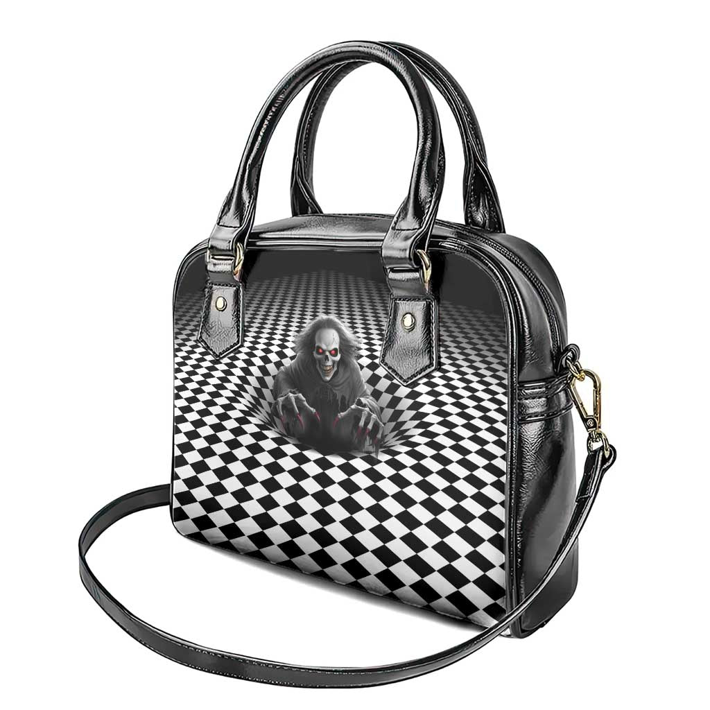 3D Illusion Horror Halloween Shoulder Handbag Creepy Evil Skull - Wonder Print Shop