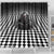3D Illusion Horror Halloween Shower Curtain Creepy Evil Skull - Wonder Print Shop