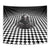 3D Illusion Horror Halloween Tapestry Creepy Evil Skull - Wonder Print Shop