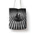 3D Illusion Horror Halloween Tote Bag Creepy Evil Skull - Wonder Print Shop