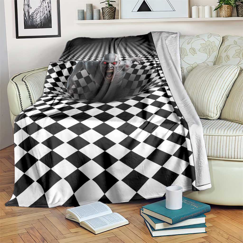 3D Illusion Horror Halloween Blanket Creepy Zombie - Wonder Print Shop