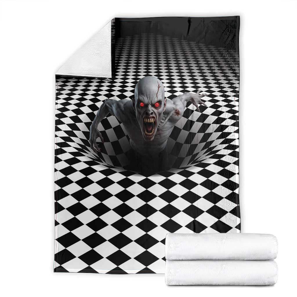 3D Illusion Horror Halloween Blanket Creepy Zombie - Wonder Print Shop
