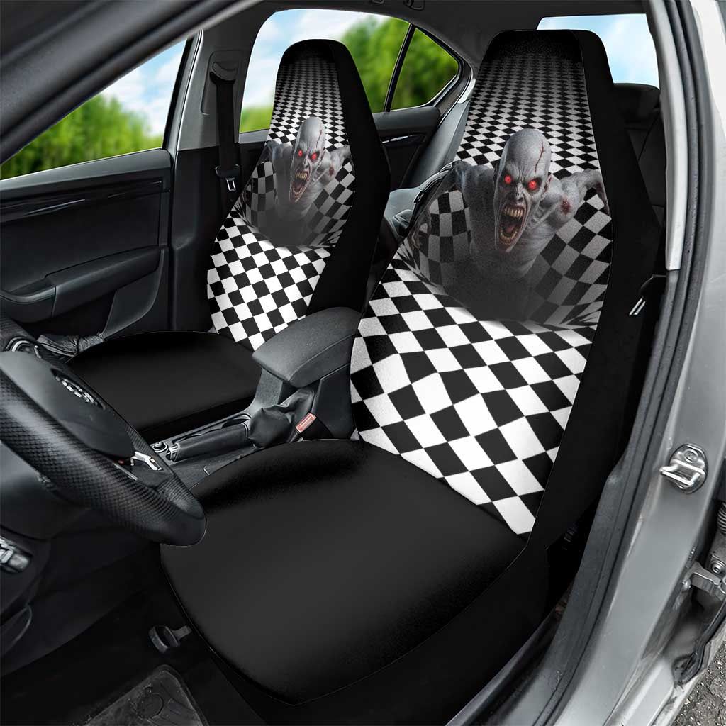 3D Illusion Horror Halloween Car Seat Cover Creepy Zombie - Wonder Print Shop