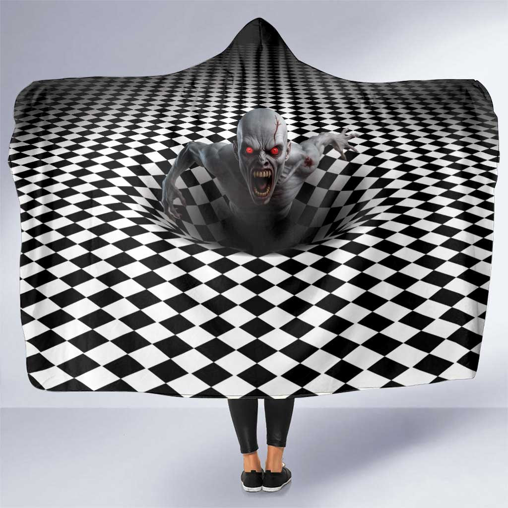 3D Illusion Horror Halloween Hooded Blanket Creepy Zombie - Wonder Print Shop