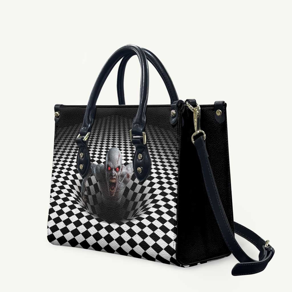 3D Illusion Horror Halloween Leather Bag Creepy Zombie - Wonder Print Shop