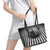 3D Illusion Horror Halloween Leather Tote Bag Creepy Zombie - Wonder Print Shop