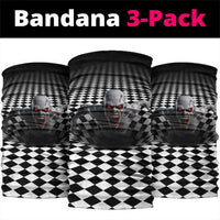 3D Illusion Horror Halloween Neck Gaiter Creepy Zombie - Wonder Print Shop