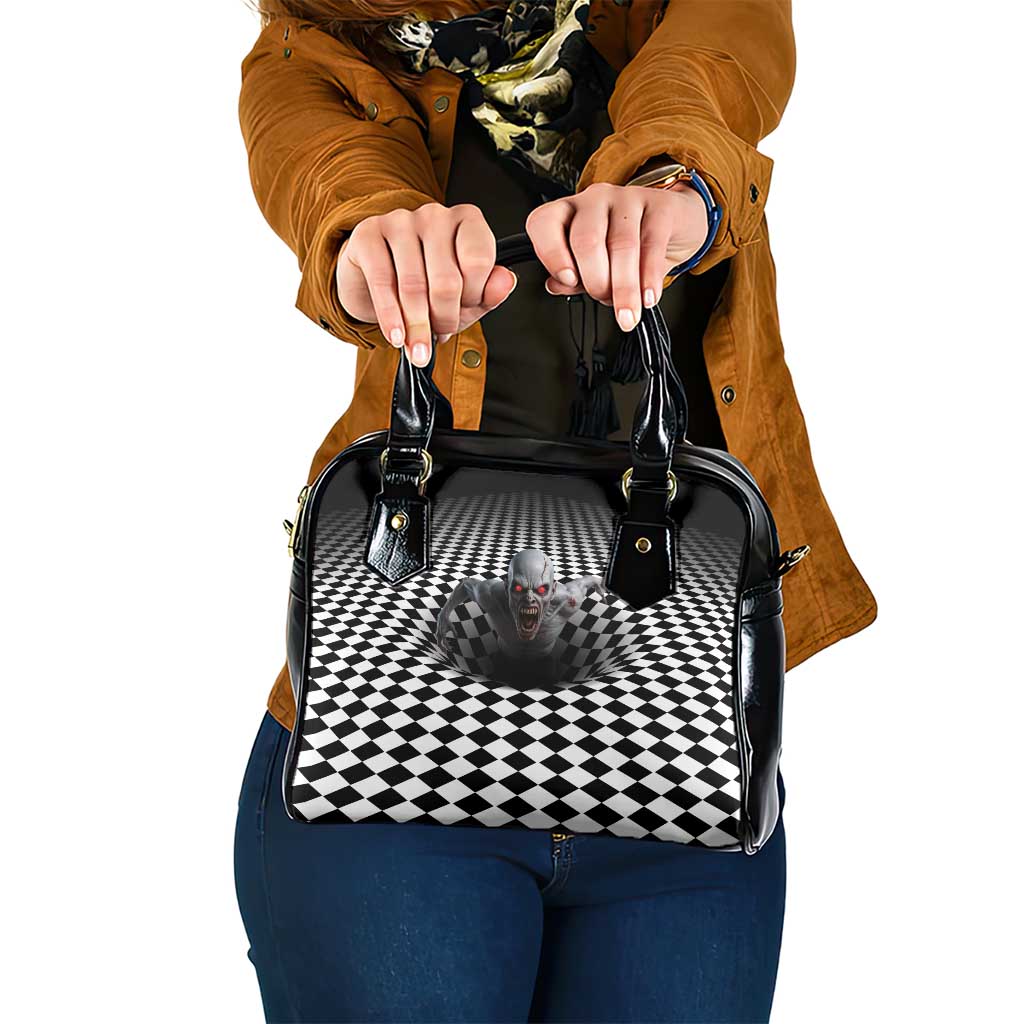 3D Illusion Horror Halloween Shoulder Handbag Creepy Zombie - Wonder Print Shop