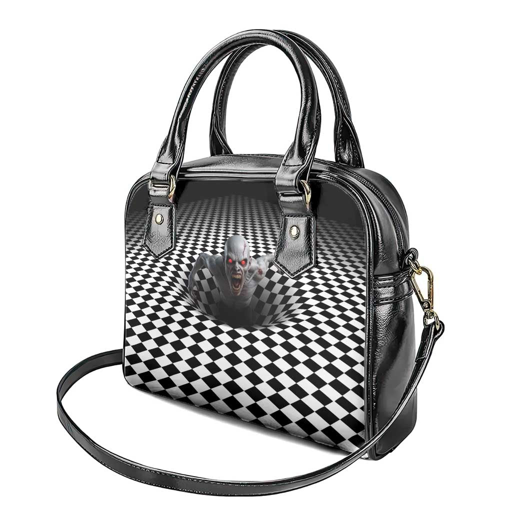 3D Illusion Horror Halloween Shoulder Handbag Creepy Zombie - Wonder Print Shop