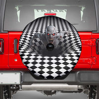 3D Illusion Horror Halloween Spare Tire Cover Creepy Zombie - Wonder Print Shop