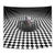 3D Illusion Horror Halloween Tapestry Creepy Zombie - Wonder Print Shop