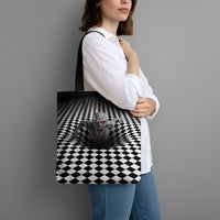 3D Illusion Horror Halloween Tote Bag Creepy Zombie - Wonder Print Shop