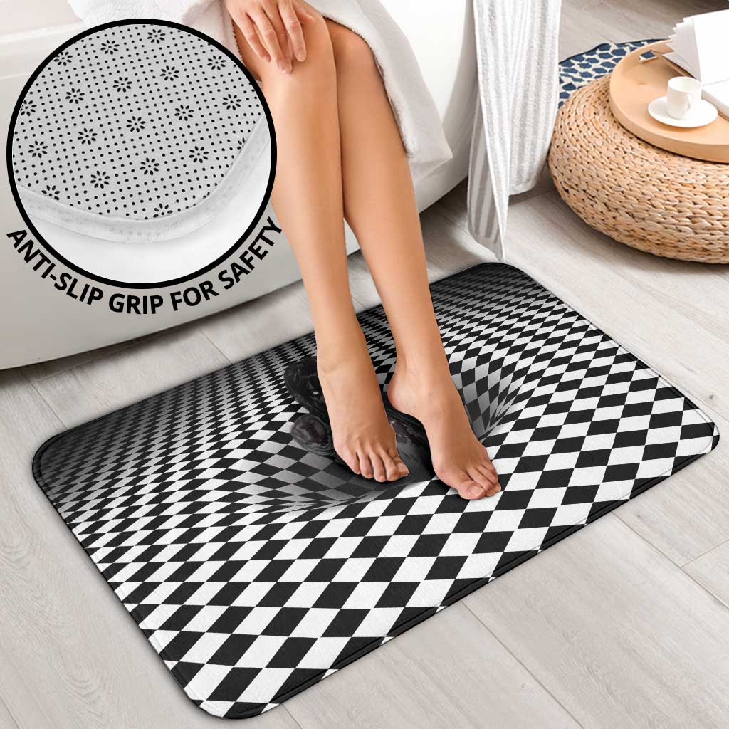 3D Illusion Horror Halloween Bathroom Set Scary Ghost - Wonder Print Shop