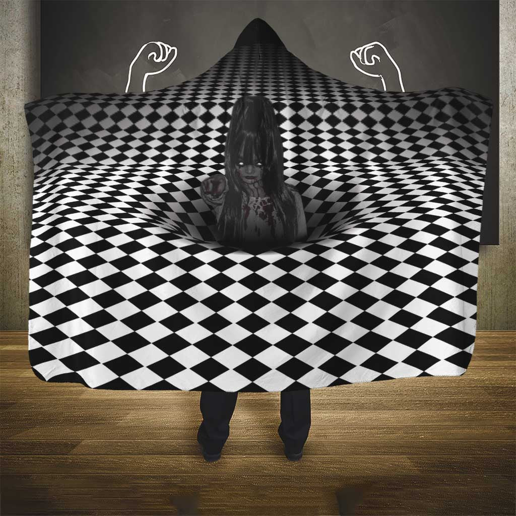 3D Illusion Horror Halloween Hooded Blanket Scary Ghost - Wonder Print Shop