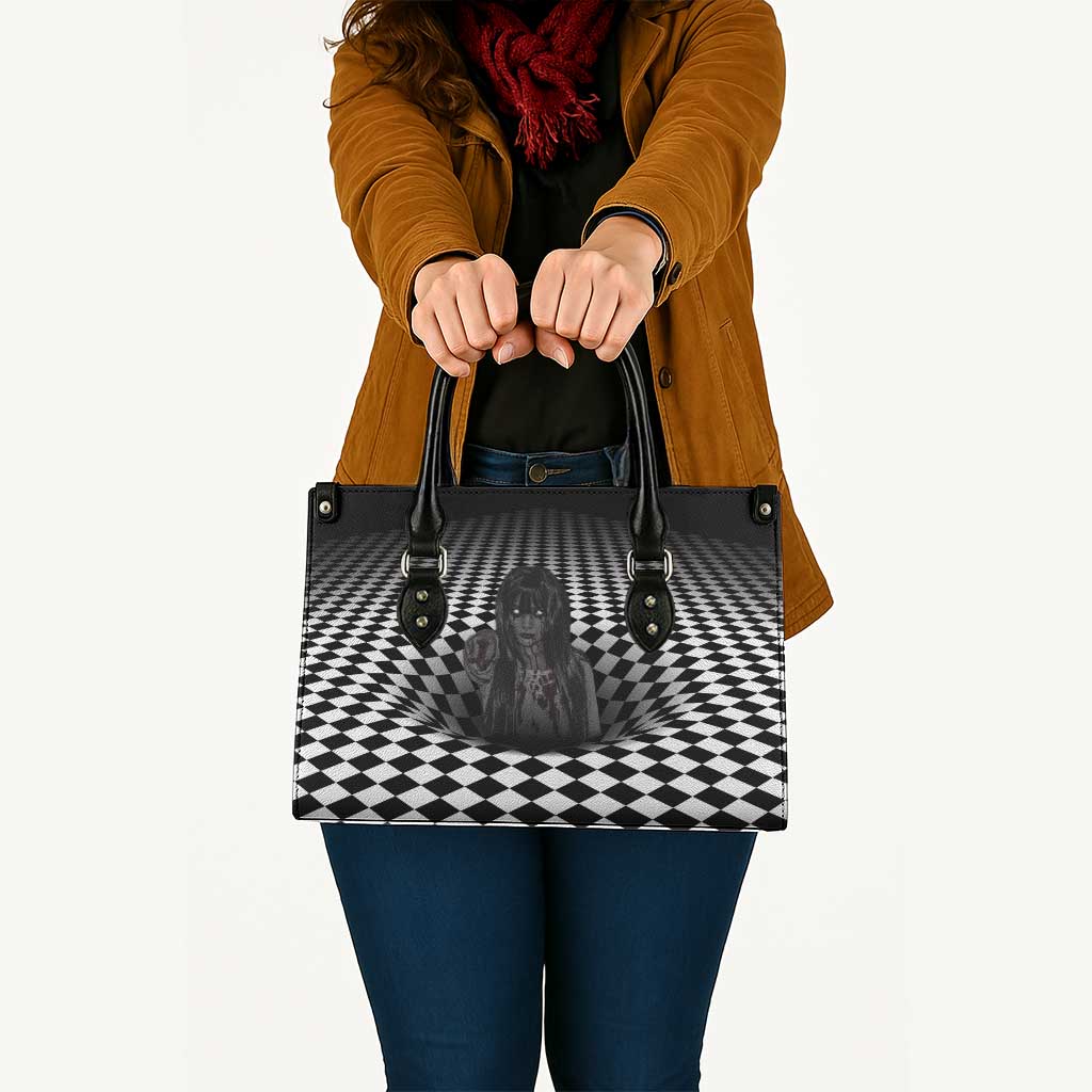 3D Illusion Horror Halloween Leather Bag Scary Ghost - Wonder Print Shop