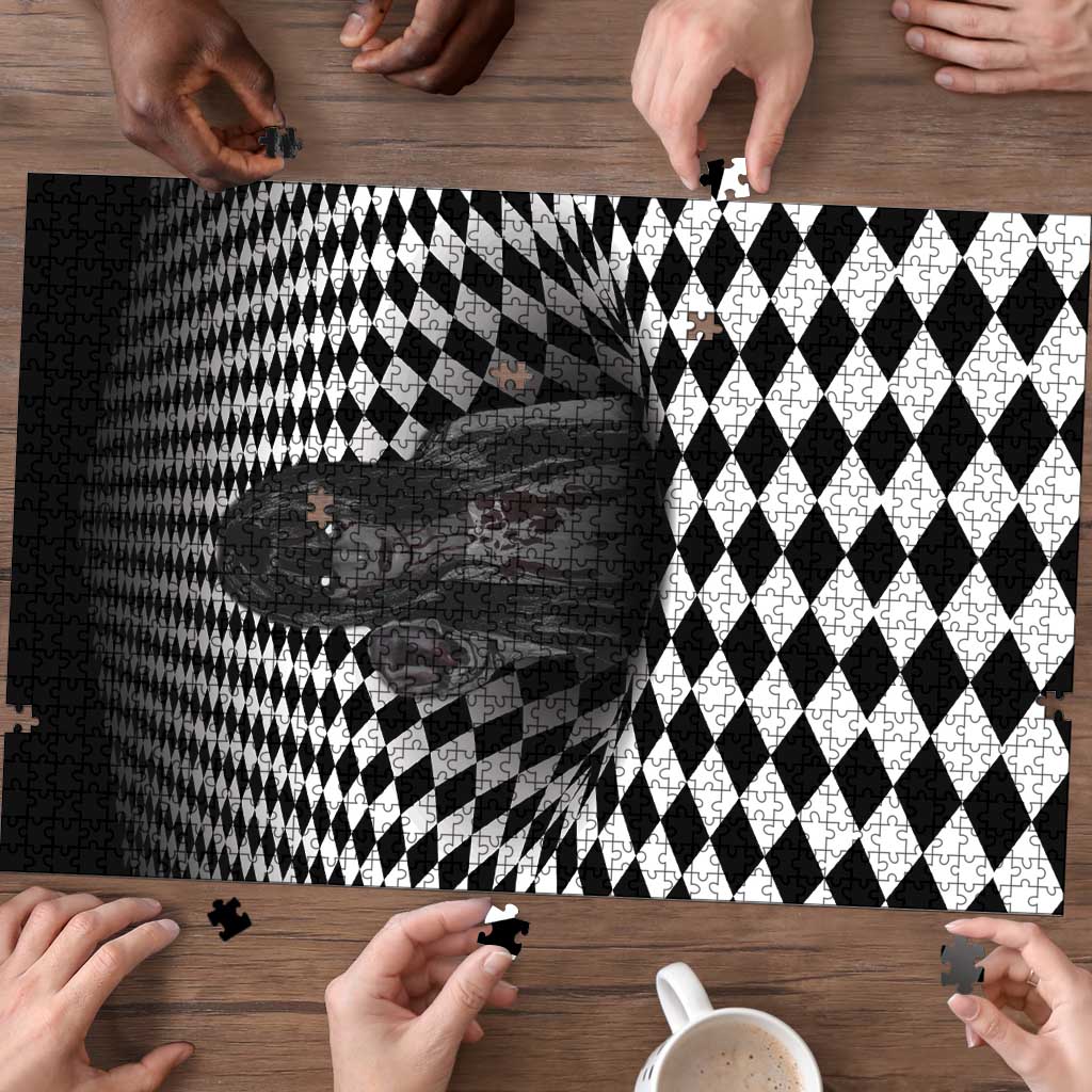 3D Illusion Horror Halloween Puzzle Scary Ghost - Wonder Print Shop