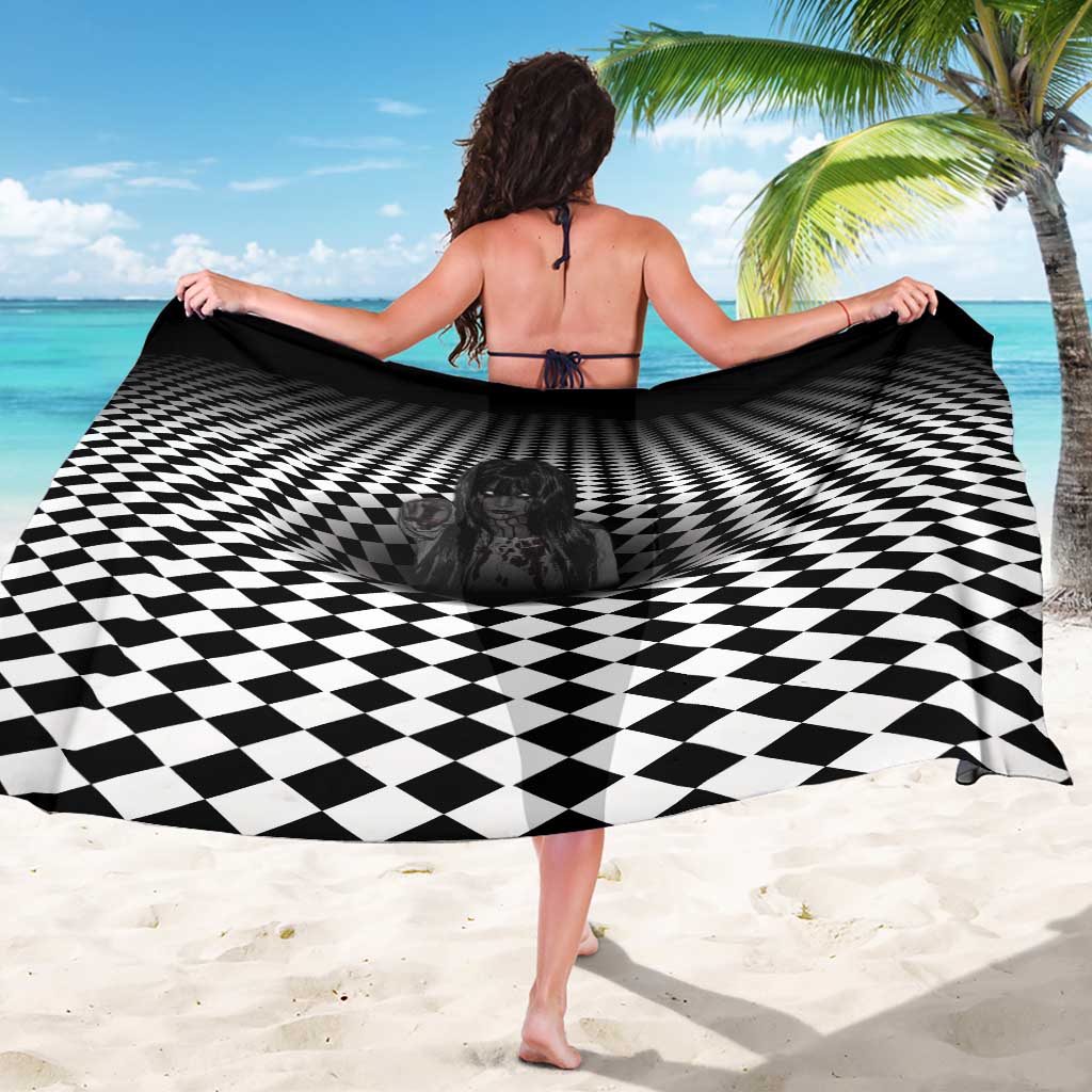 3D Illusion Horror Halloween Sarong Scary Ghost - Wonder Print Shop