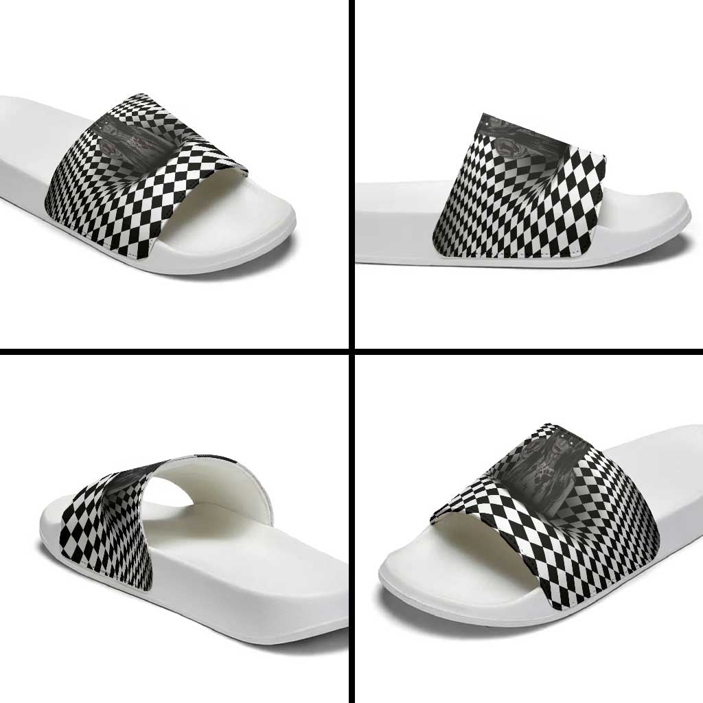 3D Illusion Horror Halloween Slide Sandals Scary Ghost - Wonder Print Shop