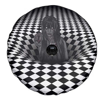 3D Illusion Horror Halloween Spare Tire Cover Scary Ghost - Wonder Print Shop