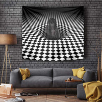 3D Illusion Horror Halloween Tapestry Scary Ghost - Wonder Print Shop