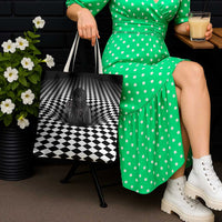 3D Illusion Horror Halloween Tote Bag Scary Ghost - Wonder Print Shop