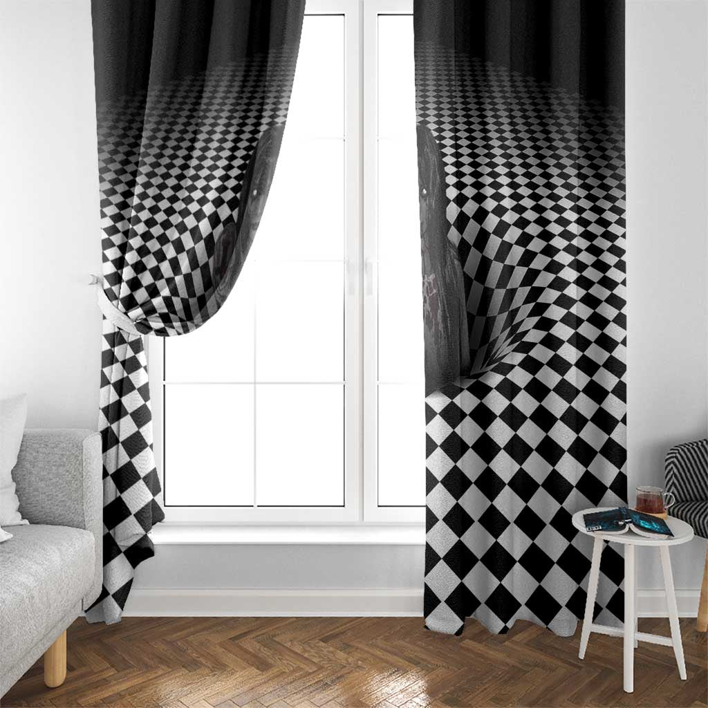 3D Illusion Horror Halloween Window Curtain Scary Ghost - Wonder Print Shop