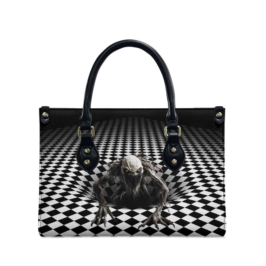 3D Illusion Halloween Leather Bag Horror Monster - Wonder Print Shop