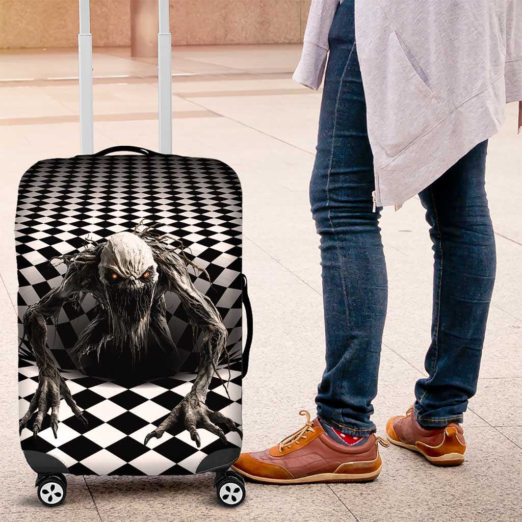 3D Illusion Halloween Luggage Cover Horror Monster - Wonder Print Shop