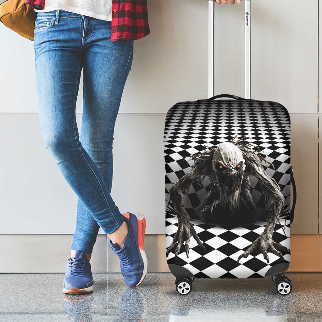 3D Illusion Halloween Luggage Cover Horror Monster - Wonder Print Shop